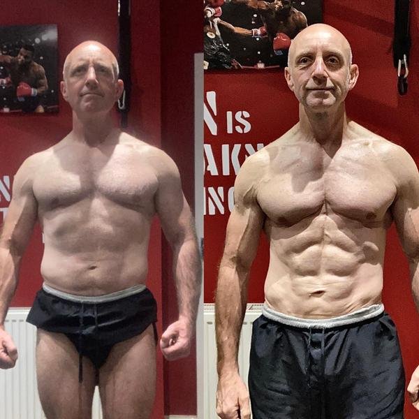 Carl — before and after