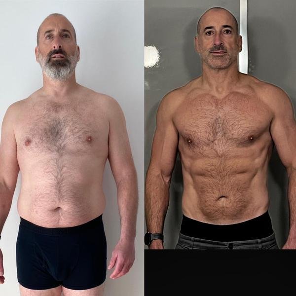 Gareth — before and after