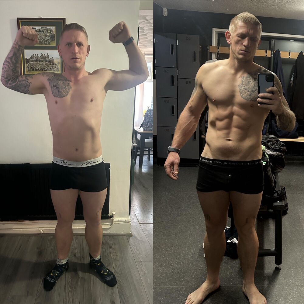 Real client transformation, before and after