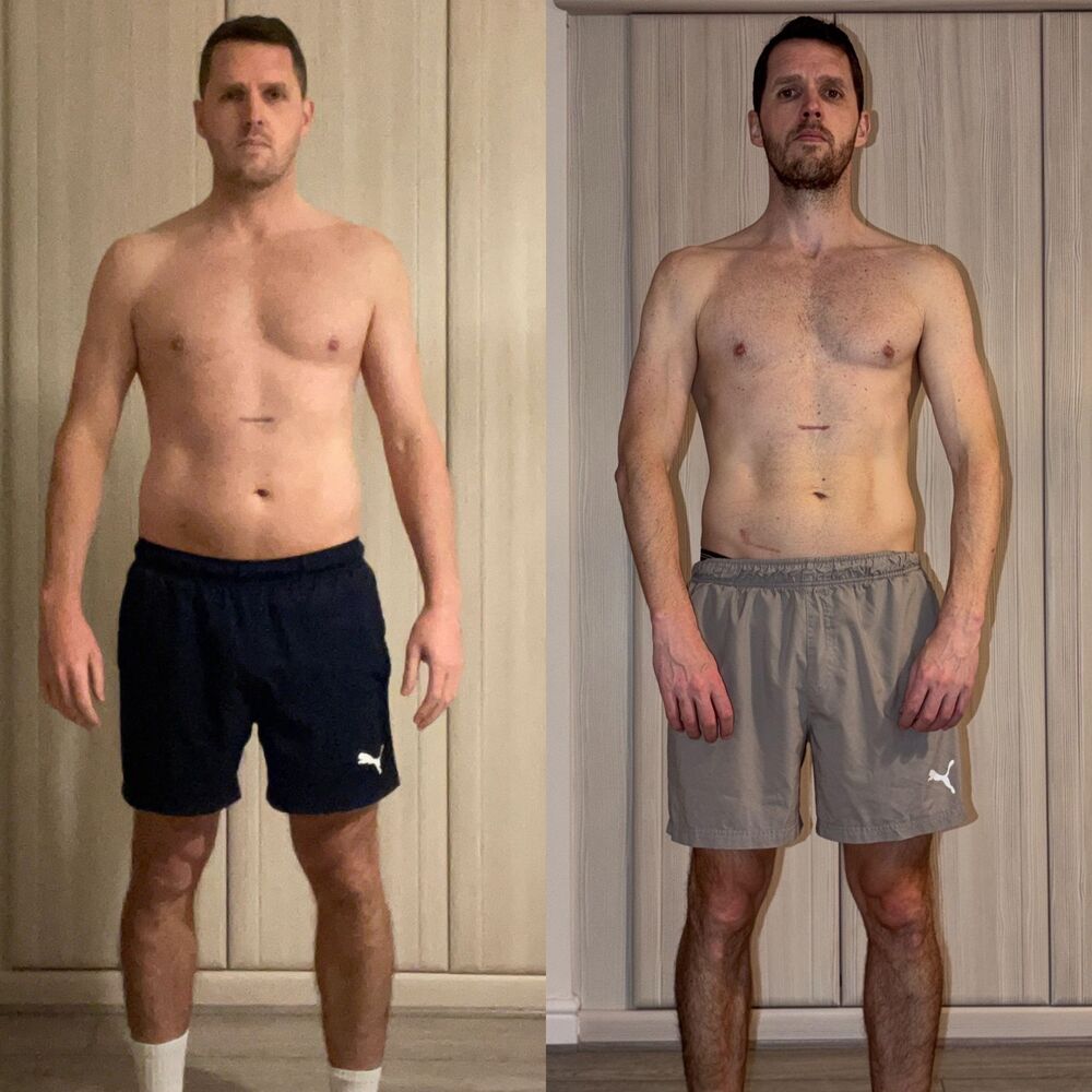 Real client transformation, before and after