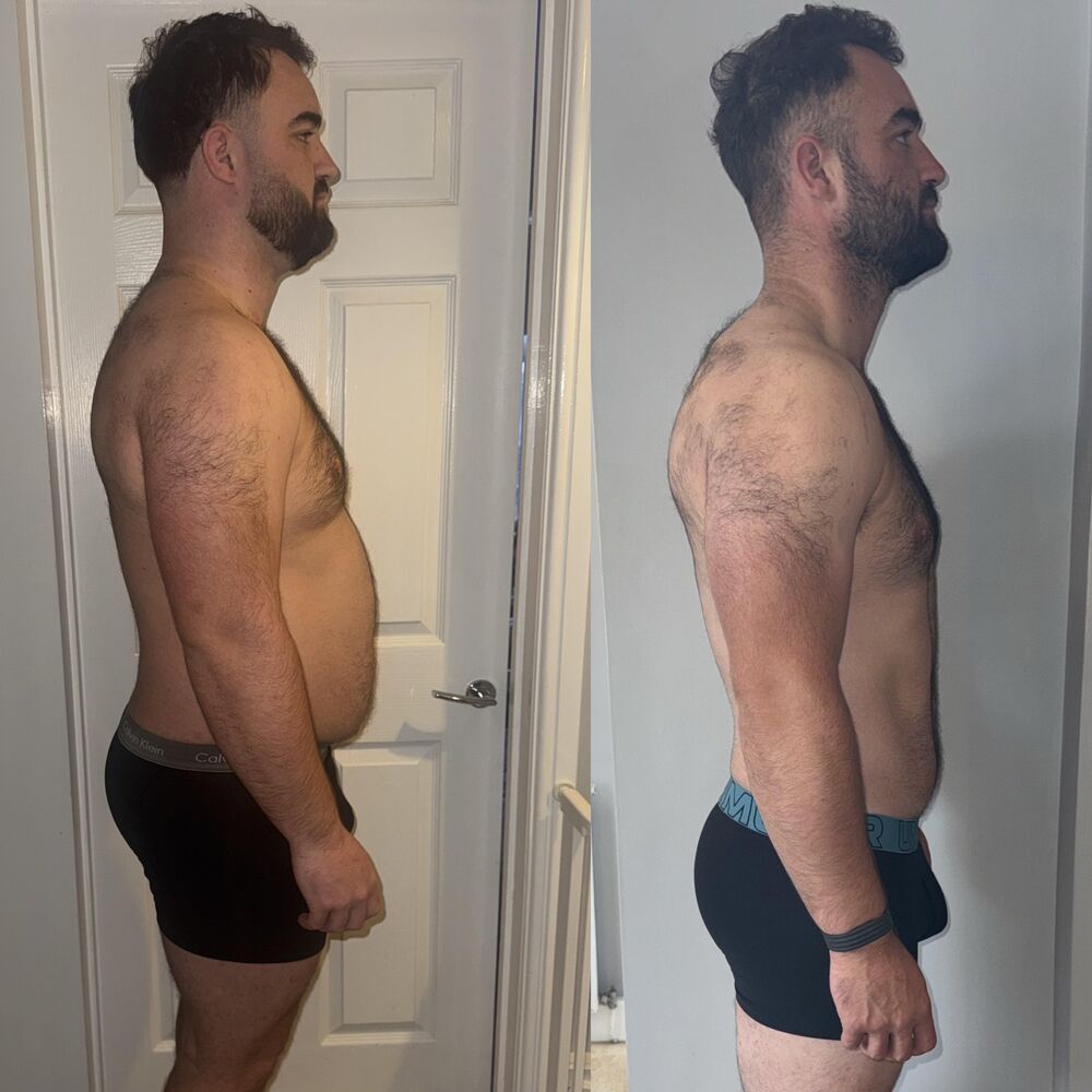 Real client transformation, before and after