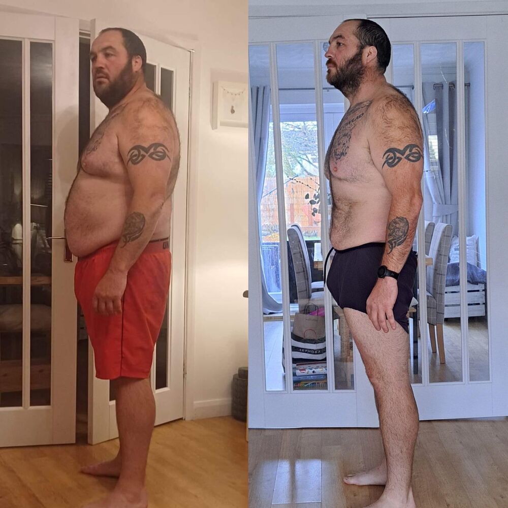 Real client transformation, before and after