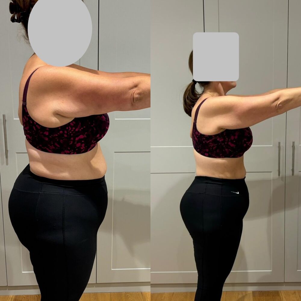 Real client transformation, before and after