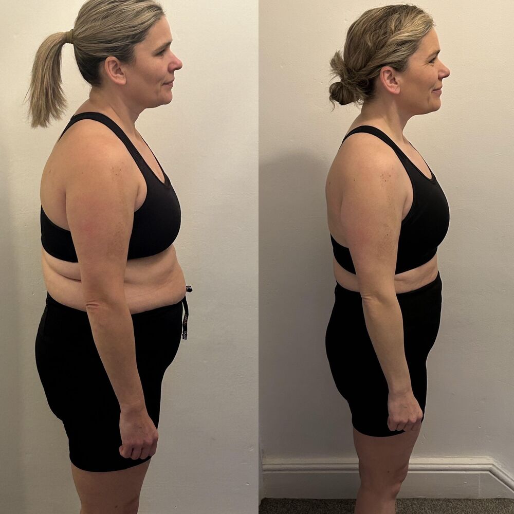 Real client transformation, before and after