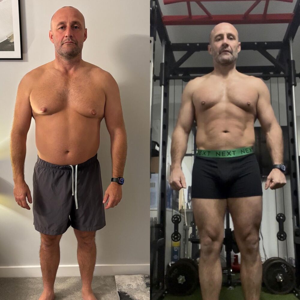 Real client transformation, before and after