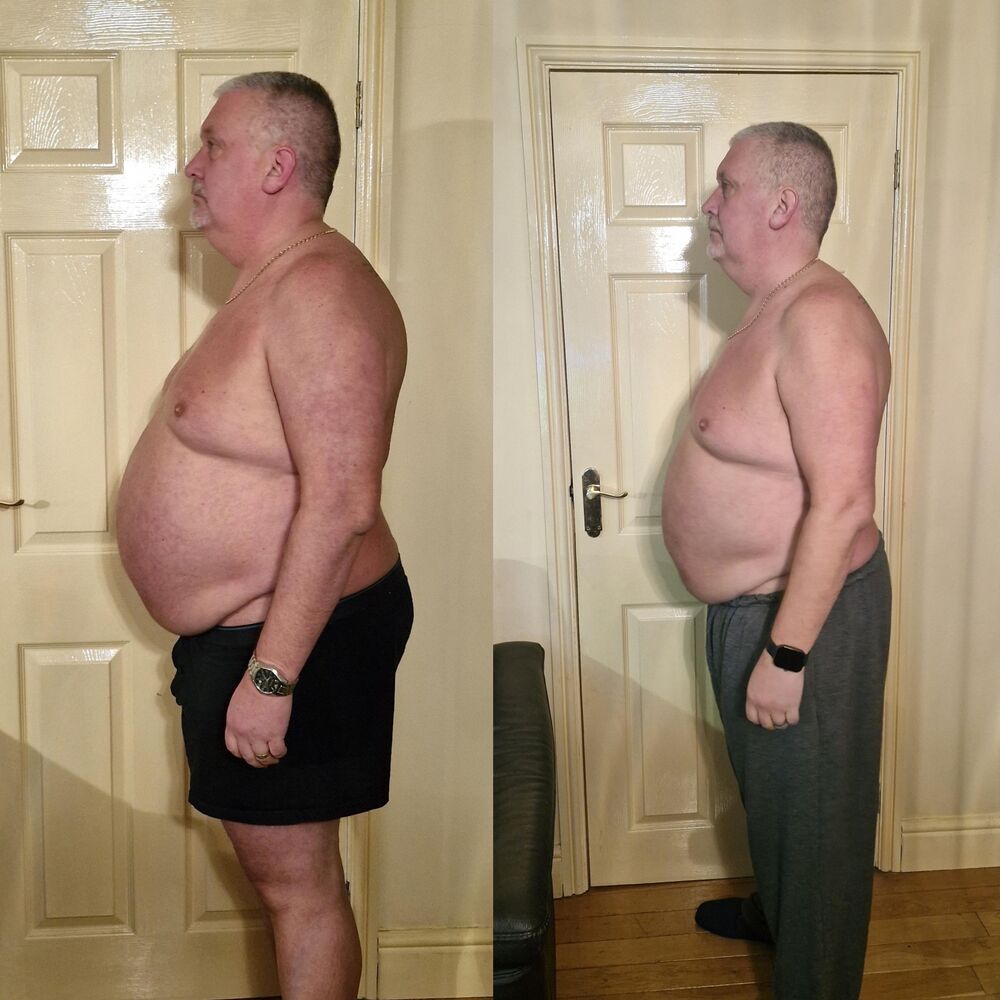 Real client transformation, before and after