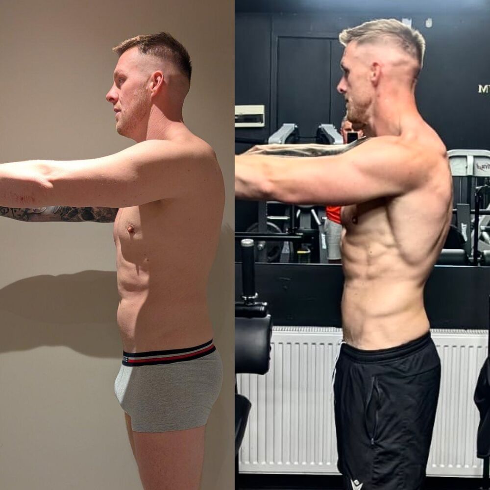 Real client transformation, before and after