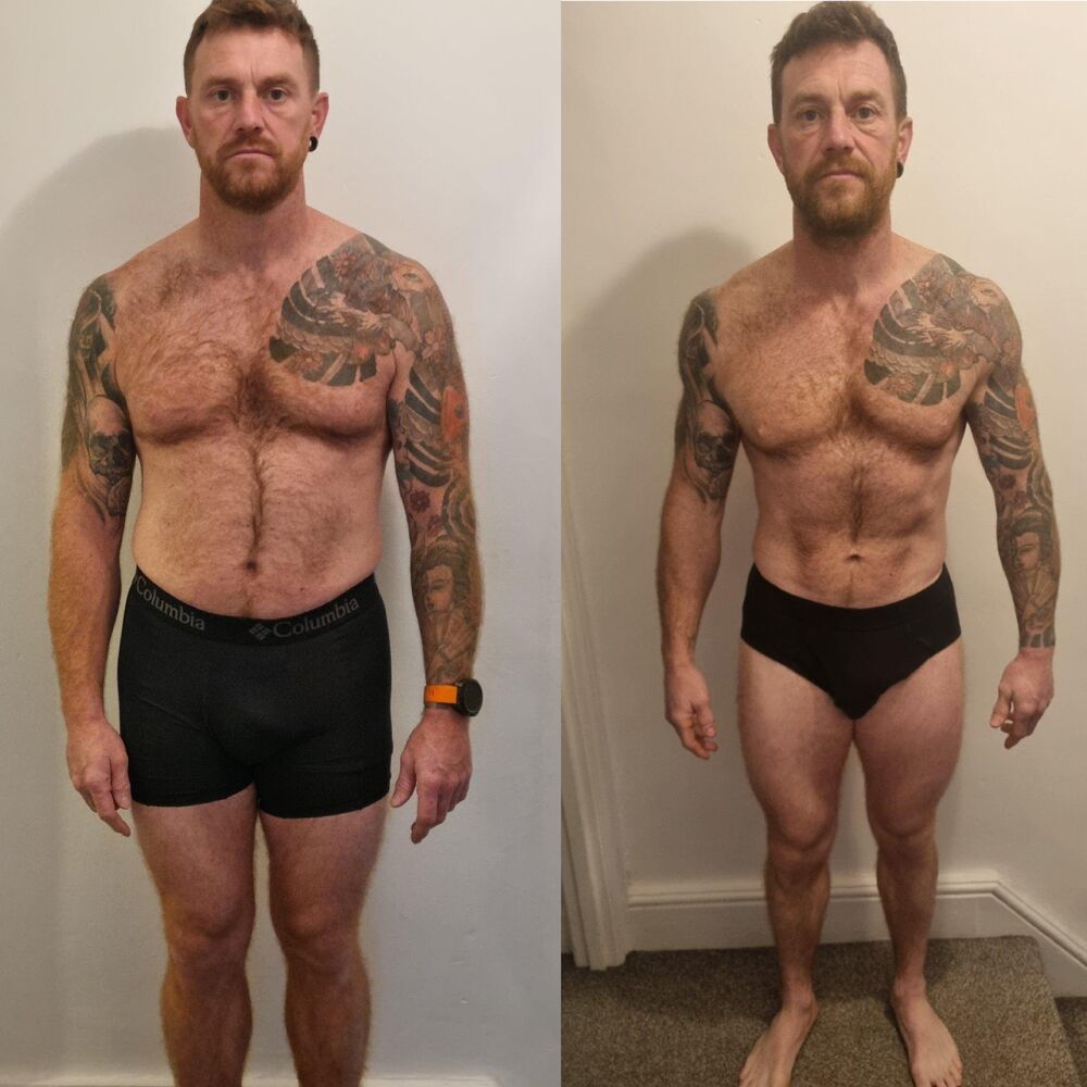 Real client transformation, before and after