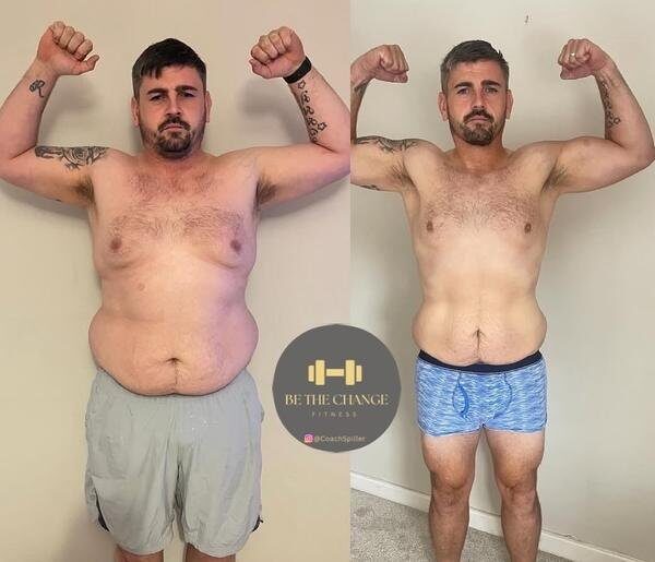 Real client transformation, before and after