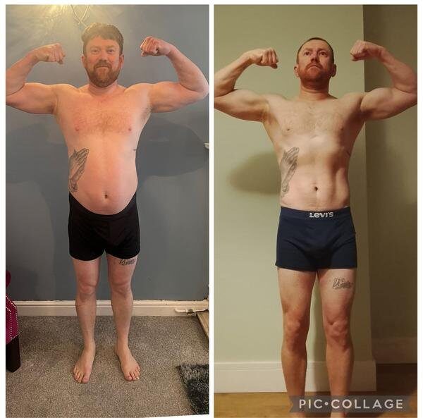 Real client transformation, before and after