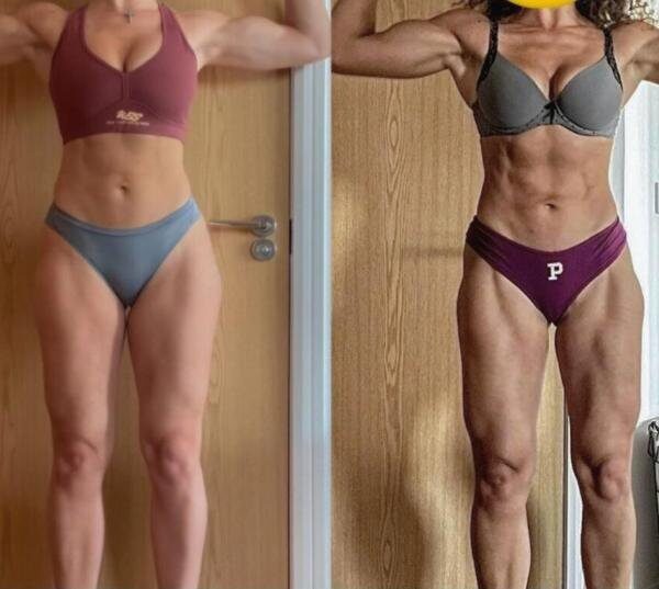 Real client transformation, before and after
