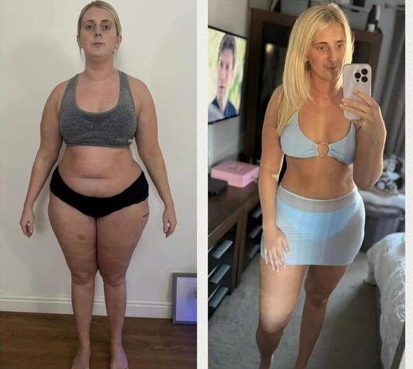 Real client transformation, before and after