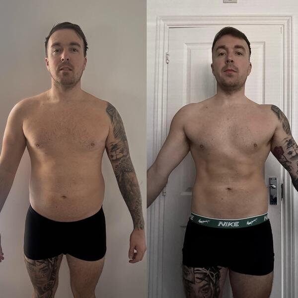Real client transformation, before and after